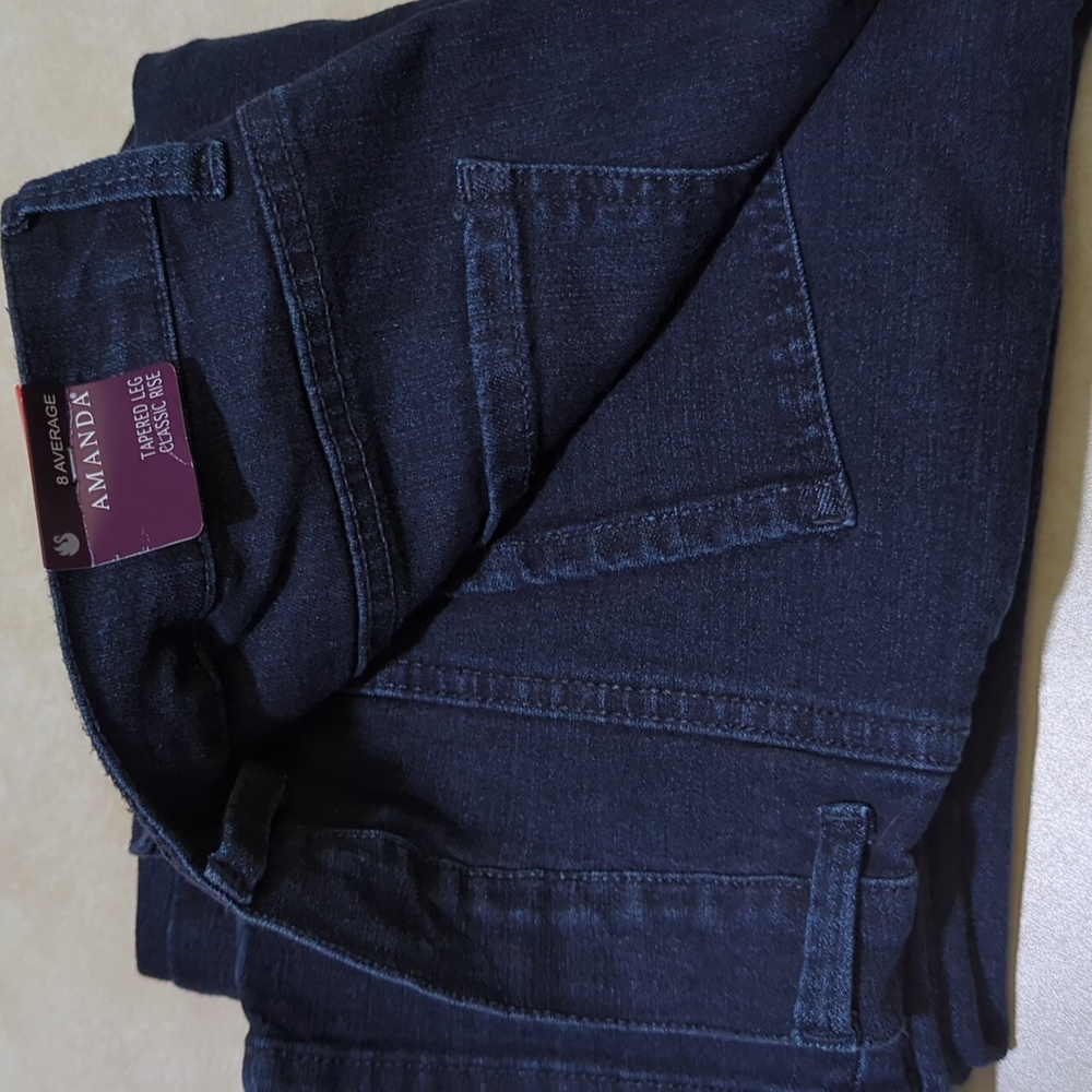 Gloria Vanderbilt Amanda Woman's Denim size 8 average